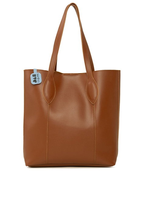 Zoozie Bags Bolso Tote de Piel Sintética Camel Maxi